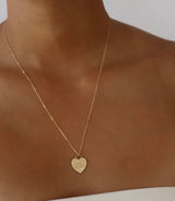 Heart Engraved Necklace