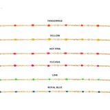 Enamel Double Strand Bracelet