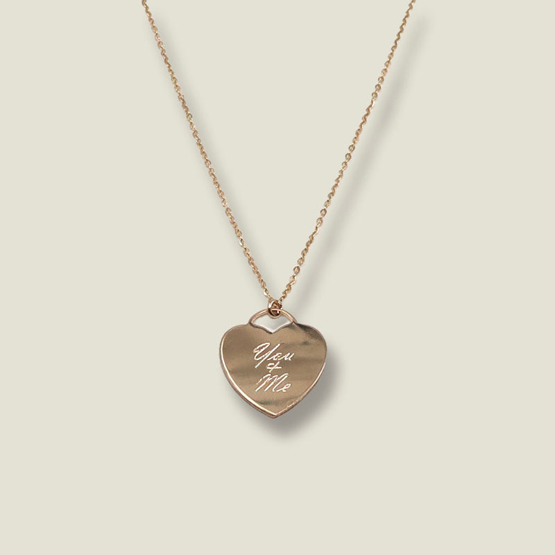 Heart Engraved Necklace