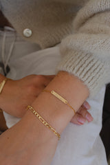 Engraved Bar Bracelet