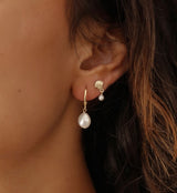 Alina Pearl Hoops