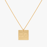 The Ava Engraved Necklace
