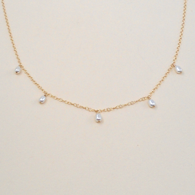 Five Pearl Necklace