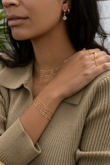 Enamel & Gold Bracelet