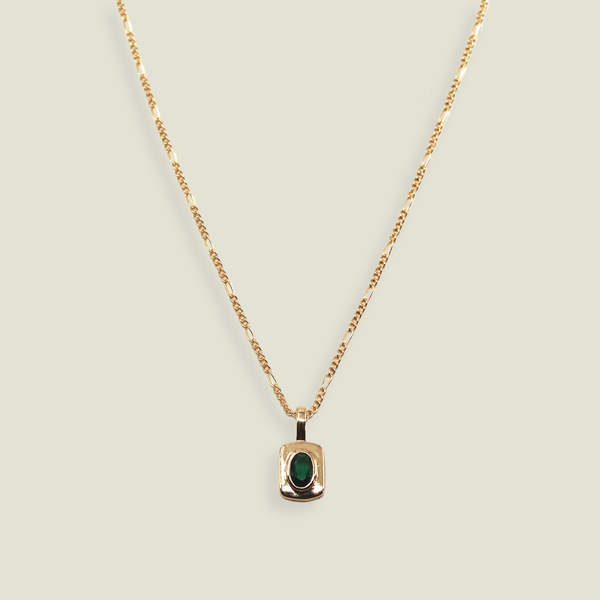 Bardot Necklace-Emerald