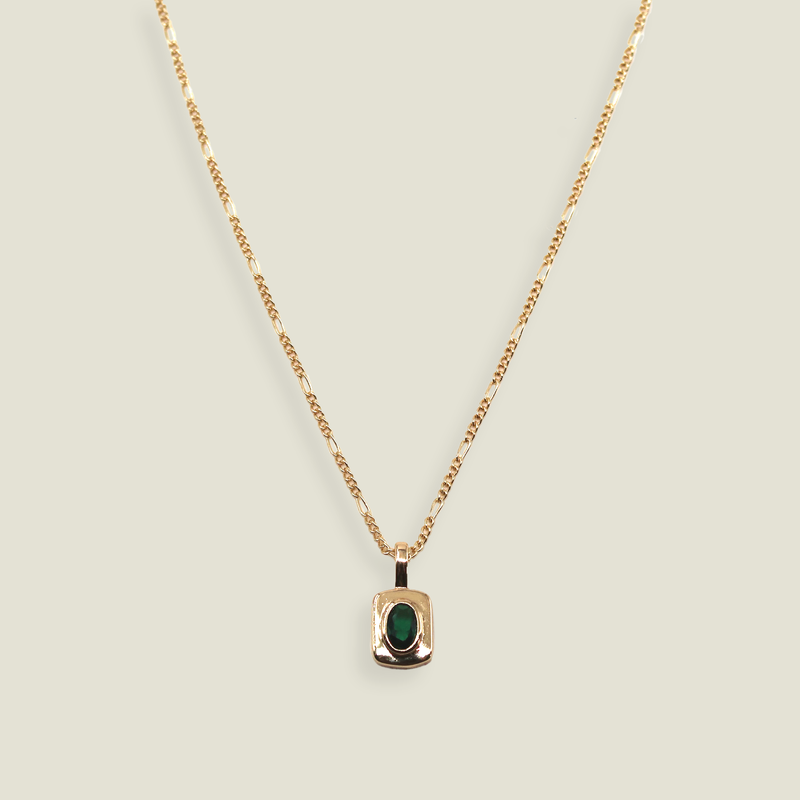 Bardot Necklace-Emerald