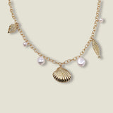 Coral Charm Necklace