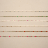 Enamel Double Strand Bracelet