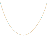 Enamel & Gold Necklace