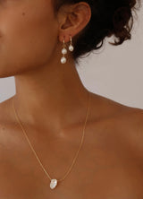 Gold Filled Alina Pearl Hoops