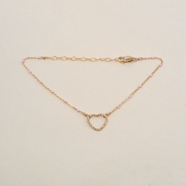 Pink Heart Bracelet