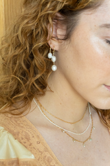 Alina Pearl Hoops